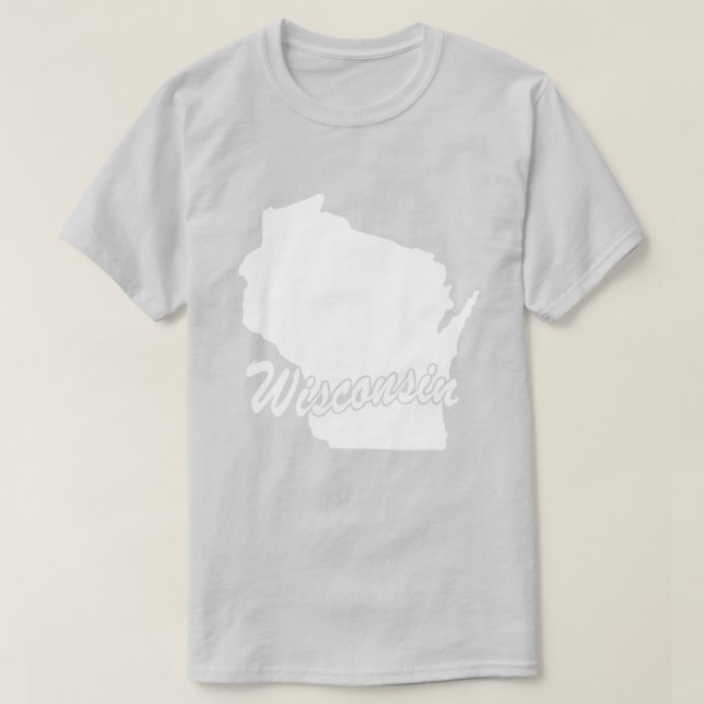 Läget för Wisconn-formen T-shirt (Design framsida)