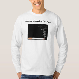 laget röker "n-" springa t-shirt