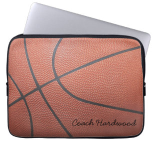 Laget Spirit_Basketball flår look_Autographstil Laptop Sleeve