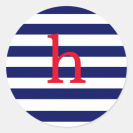Lågfallsruta, första monogramflottan Rand Runt Klistermärke