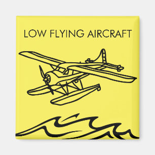 Lågflygande luftfartyg Funny Alaska Cruise Door Magnet