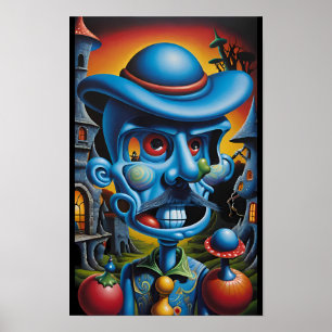 Lagförbud i Groll-Town - Ken Gage Fantasy Art Poster