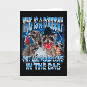 Lägg All Din Kärlek I Påsen Rolig Valentine Tvättb Kort