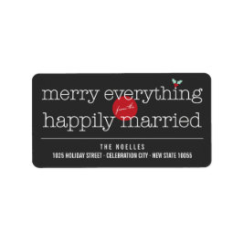 Lägg av allt från Adress som lyckligt har varit gi Adressetikett