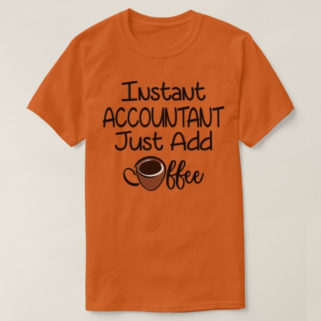 Lägg bara till kaffe 16 t shirt (Design framsida)