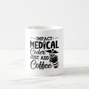 Lägg bara till kod för kaffeprogram kaffemugg