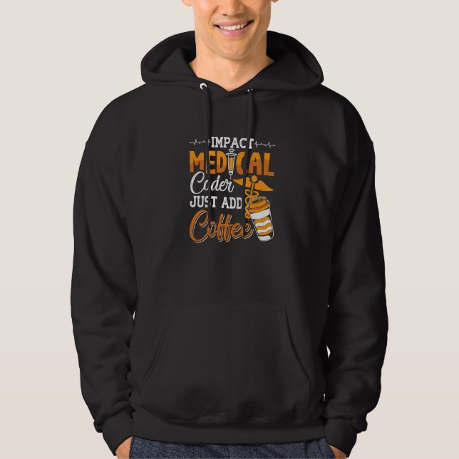 Lägg bara till kodningsassistenten Programmer Medi Hoodie (Framsida)