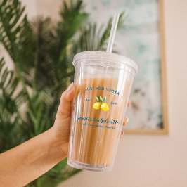 Lägg bara till Vodka | Personlig av Citrus Bachelo Take Away Mugg