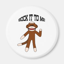 Lägg den åt mig Sock monkey Magnet