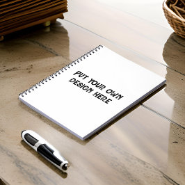 Lägg din egen design anteckningsbok