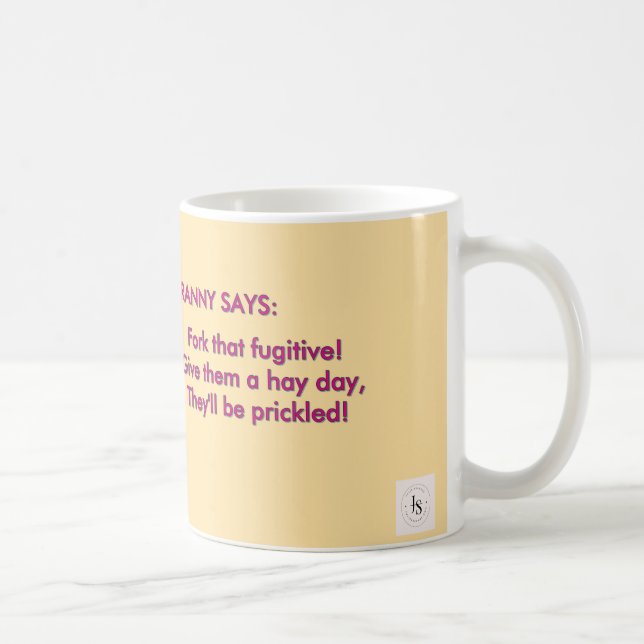 Lägg en gaffel i den! Fuchsia-serien Kaffemugg (Höger)