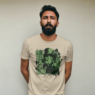 "Lägg en öl i handen" St. Patrick's Day T Shirt