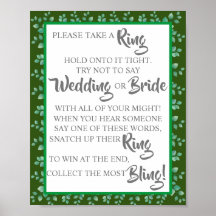 Lägg en Ring på Eucalyptus Möhippa-spelskylt