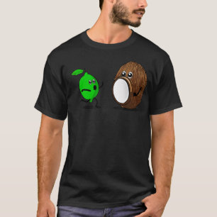 Lägg i locket i den kokosnötburna Gra T Shirt