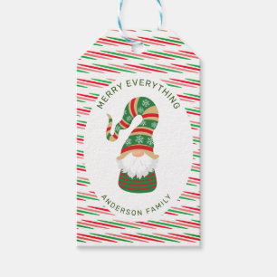 Lägg ihop allt helgdag i familjen gnome presentetikett