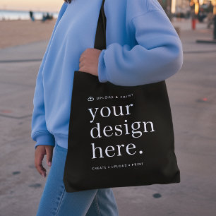 Lägg märke till din designöverföring tygkasse