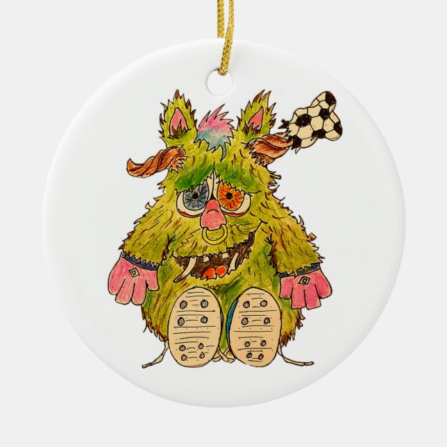 Lägg mig i Coach! Julgransprydnad Keramik (Framsidan)