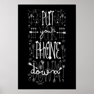 Lägg ner din Mobila Poster