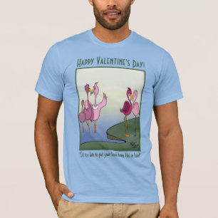 Lägg ner dina ljusa, blå hjärtans T-Shirt