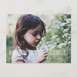 Lägg samman allt bild av Art deco-skript Helg Vykort