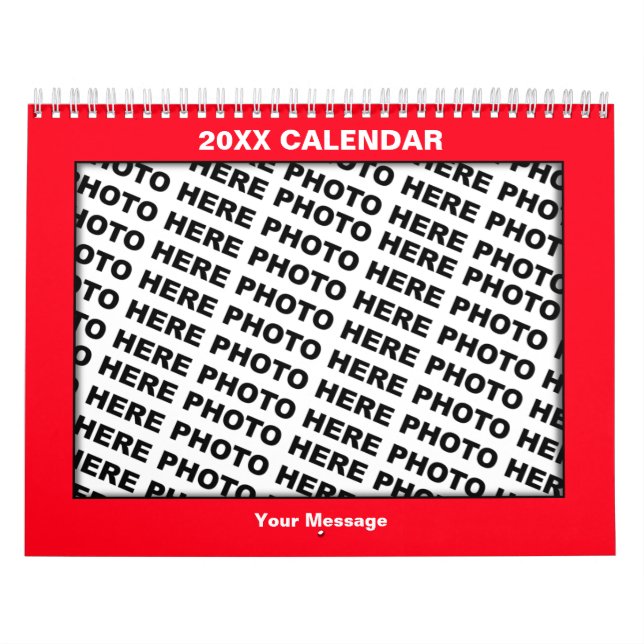 Lägg till 14 foton Kalenderfärger Kalender (Omslag)