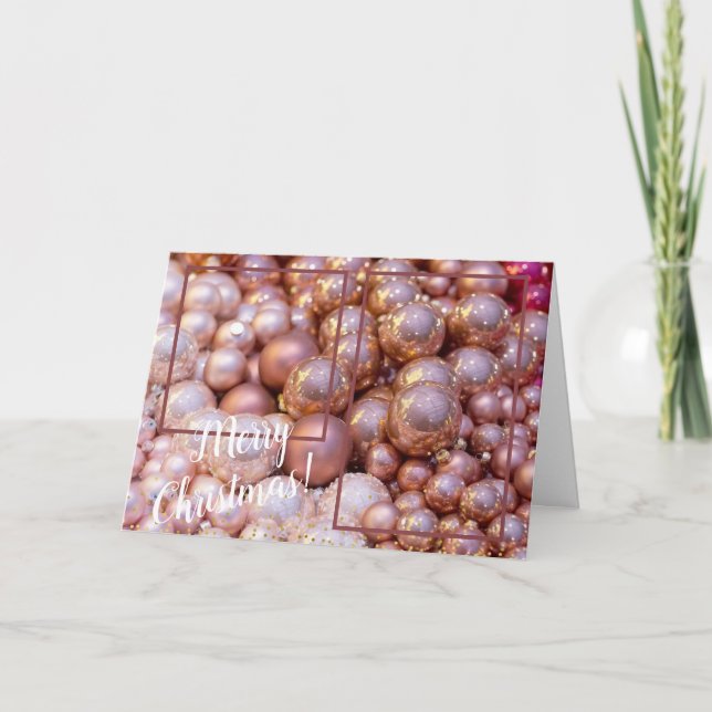 Lägg till 2 foton vackert Helgdag för prydnadsföre Helgkort (Framsida)