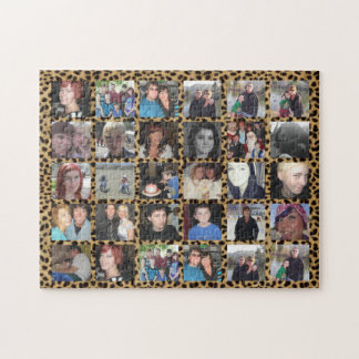 Lägg till 30 Bilder Photo Collage Jigszons Puzzle Pussel