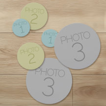 Lägg till 3 foton och Skapa egna