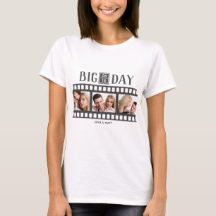 Lägg till 3 foton Roligt Film Womens T-Shirt