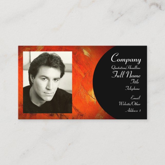 Lägg till Affärskortet Bild Visitkort (Framsida)