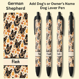 Lägg till ägarens eller Hund Namn, tyska Shepherd