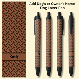 Lägg till ägarens eller Hund:s Namn, Hund Bones på