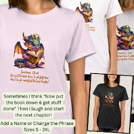 Lägg till ändringsfras för Namn, Baby drakläsning T Shirt