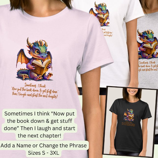 Lägg till ändringsfras för Namn, Baby drakläsning  T Shirt (Skapare uppladdad)