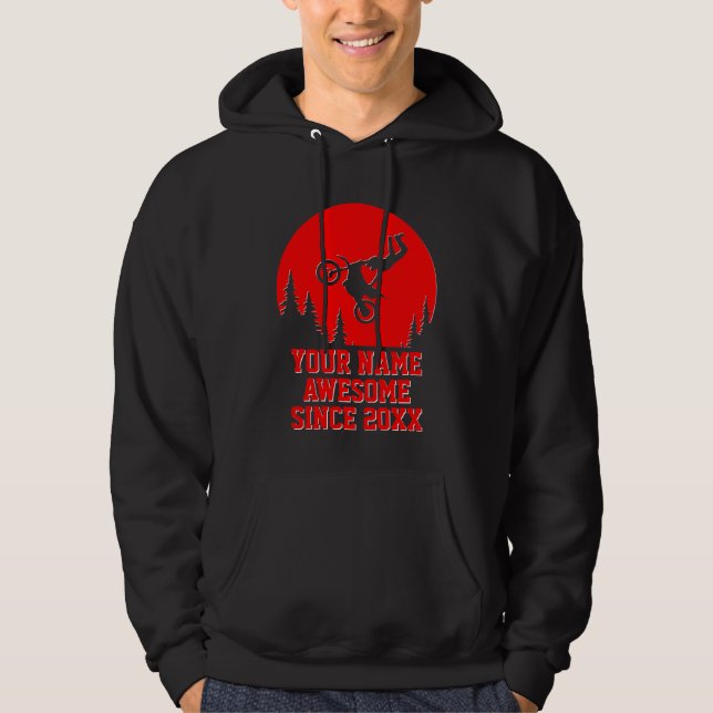 Lägg till ändringstext för Namn Fantastisk sedan 2 Hoodie (Framsida)