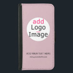 Lägg till Anpassadet Logotyp Business Dusty Ro Hue Plånboksfodral För Samsung Galaxy S5<br><div class="desc">Trendigets professionell är ett modernt anpassade för att förbättra varumärkesmedvetenheten,  bygga ett igenkännligt varumärke och skapa något unikt. Anpassadets företagsdesign på Dusty Ro Hue-bakgrunden. Du kan utveckla din egen design och lägga till din text (privat eller affärsmässigt),  logotyp,  bild,  färg ...  Säljfrämjande gåva.</div>