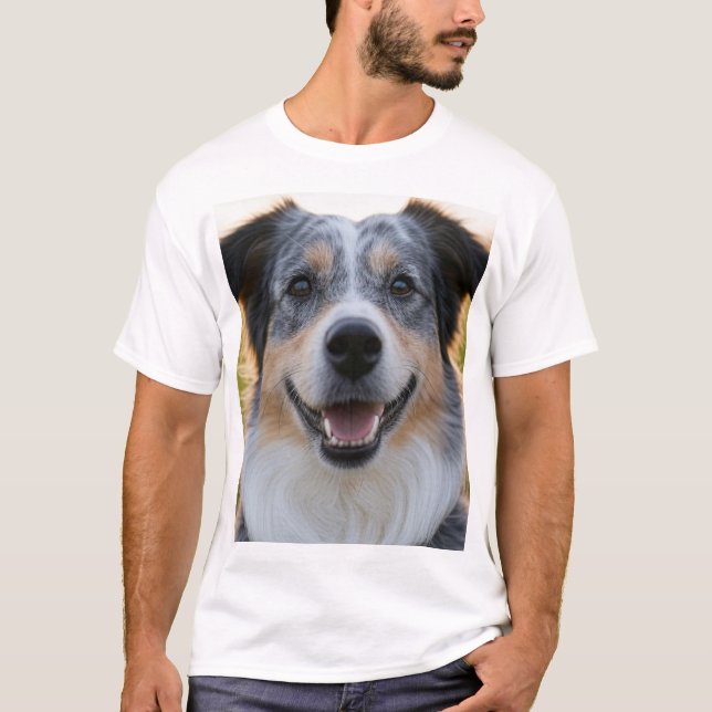 Lägg till anpassning av sällskapsfoto t shirt (Framsida)