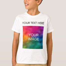 Lägg till Anpassningsbar för bildfototext Mall för T Shirt