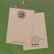 Lägg till Anpassningsbar Logotyp Kraft Earring Vis