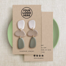 Lägg till Anpassningsbar Logotyp Kraft Earring Vis