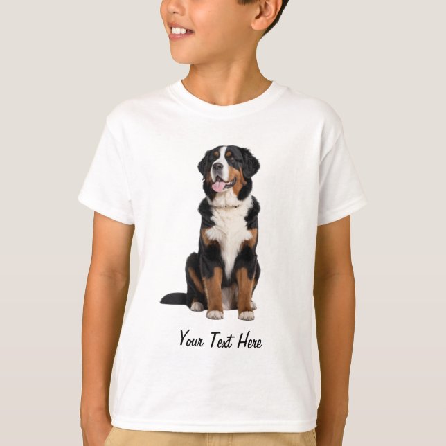 Lägg till Anpassningsbarna Bernese Mountain-Hund T Shirt (Framsida)