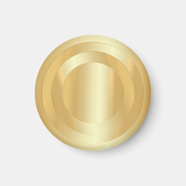 Lägg till Anpassningsbarna Text Guld och se glamor Magnet (Framsidan)