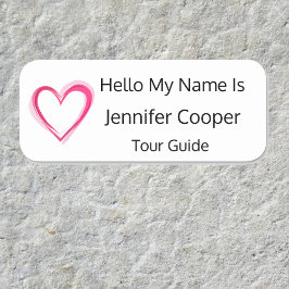 Lägg till Anpassningsbarna Text Namn bricka för Lo Namnbricka