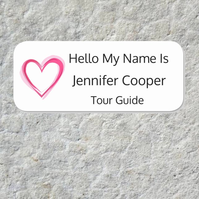 Lägg till Anpassningsbarna Text Namn bricka för Lo Namnbricka (Skapare uppladdad)