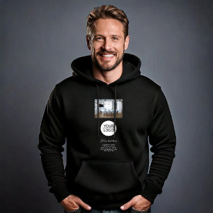 Lägg till Anpassningsbarna Text Photo Promotion Bl Hoodie