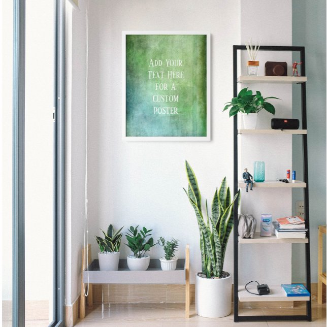 Lägg till Anpassningsbarnas textskalning och Grönt Poster (Skapare uppladdad)
