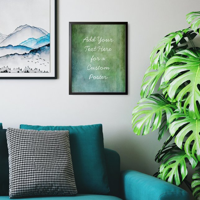 Lägg till Anpassningsbarnas textskalning och Grönt Poster (Skapare uppladdad)