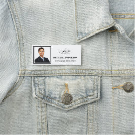 Lägg till anställd för Logotyp- och fotoföretagsPr Namnbricka