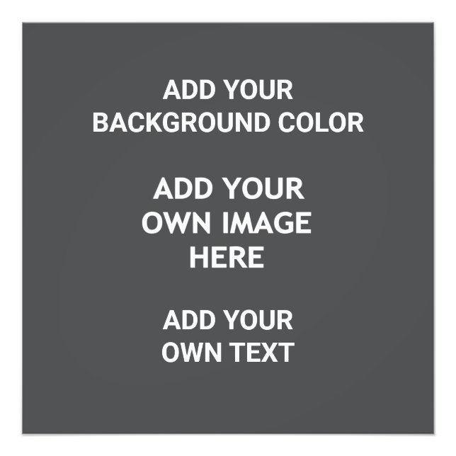 Lägg till bakgrund färg, bild, text fototryck (Framsidan)