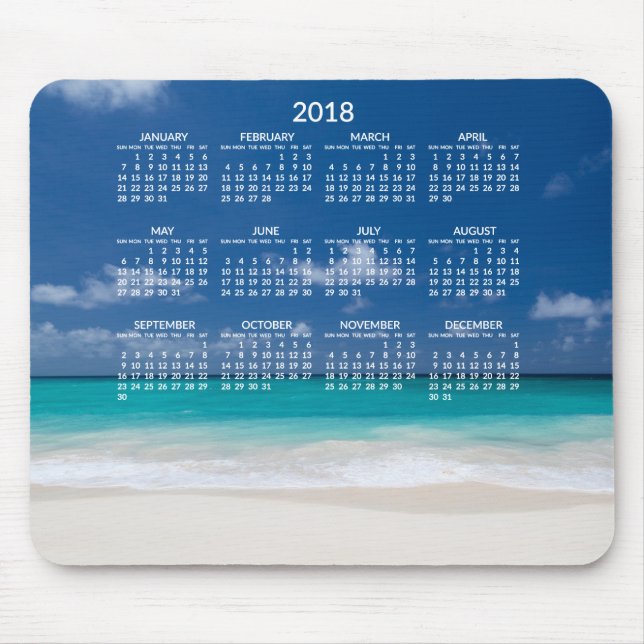 Lägg till bild årskalender 2018 musmatta (Framsidan)